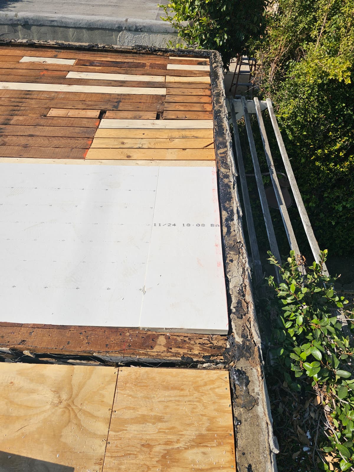 Wood Decking Replacement — S New Roof